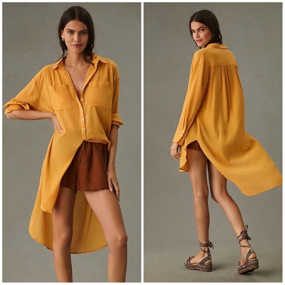 Anthropologie Duster Tunic Shirt
